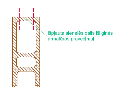 haus blokelis monolitiniam ziedui